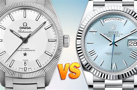 omega constellation vs rolex datejust.